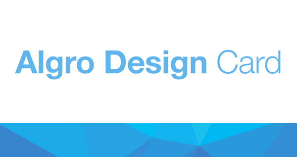Algro Design Card